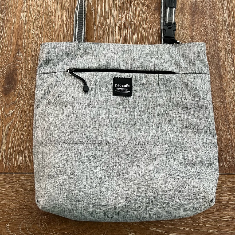 Pacsafe travel bag/purse. Theft proof. Purchased on Poshmark but never used.